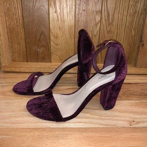 Aldo velour heels